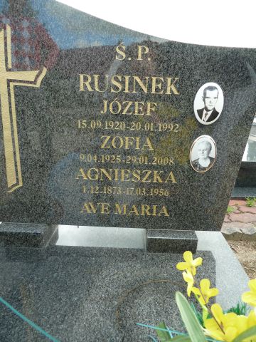 Grób Józef Rusinek