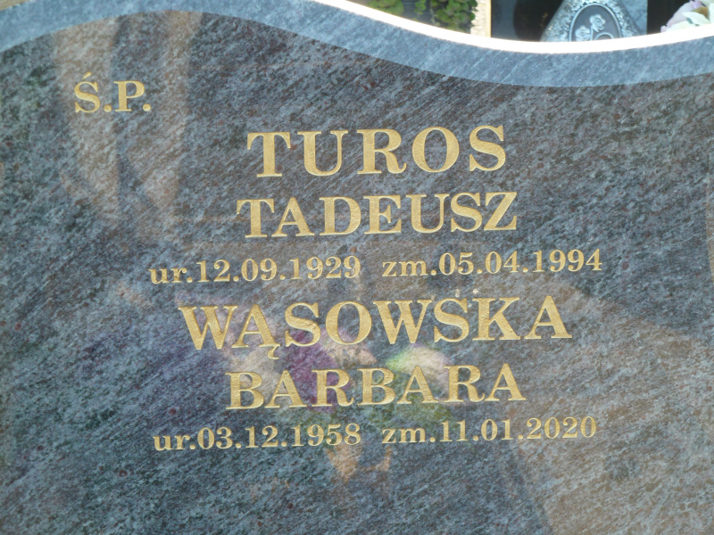 Tadeusz Turos 1929 Trzebiatów - Grobonet - Wyszukiwarka osób pochowanych