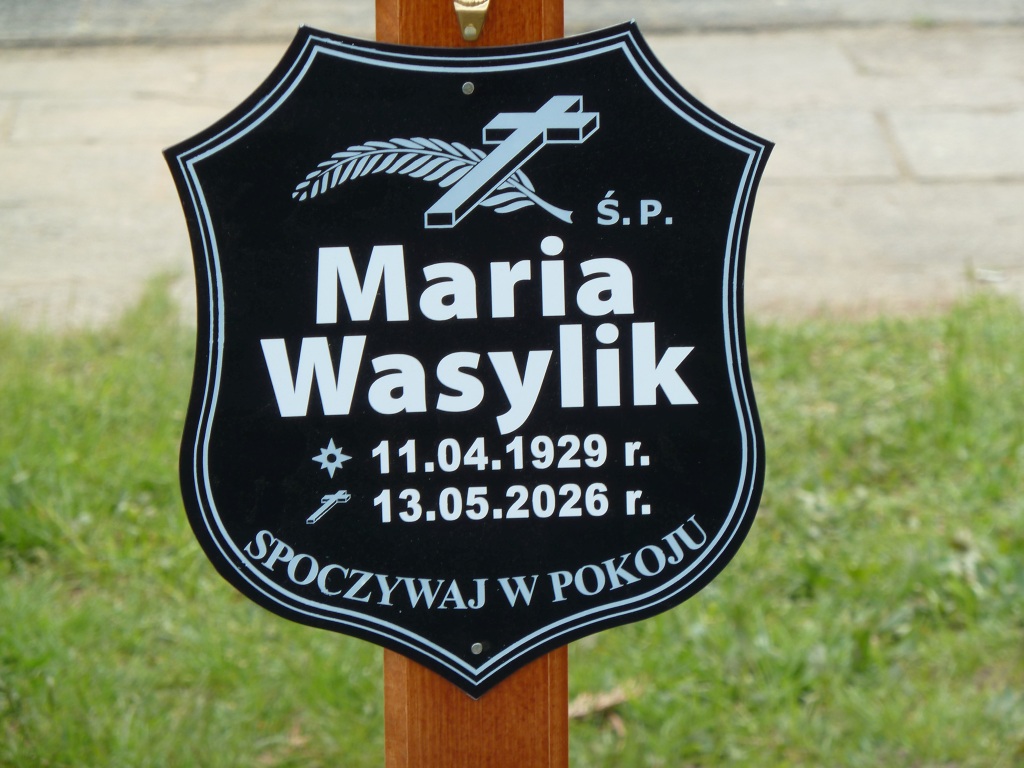 Maria Wasylik 1929 Trzebiatów - Grobonet - Wyszukiwarka osób pochowanych