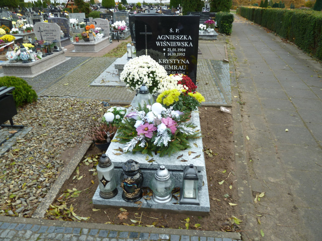 Agnieszka Wiśniewska 1904 Trzebiatów - Grobonet - Wyszukiwarka osób pochowanych