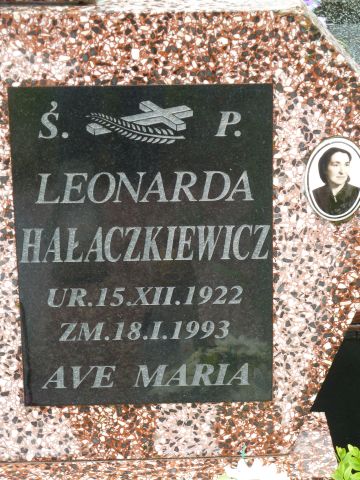 Leonarda Hałaczkiewicz 1922 Trzebiatów - Grobonet - Wyszukiwarka osób pochowanych