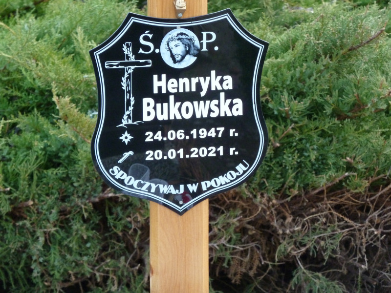 Grób Henryka Bukowska