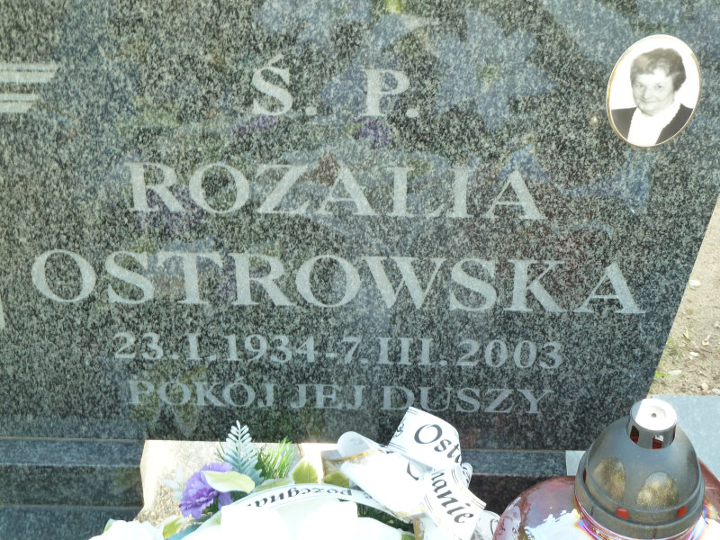 Grób Rozalia Ostrowska