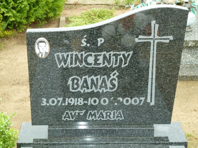 Grób Wincenty Banaś 
