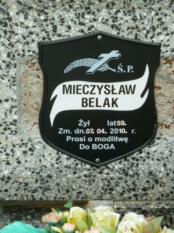 Grób Mieczysław Belak
