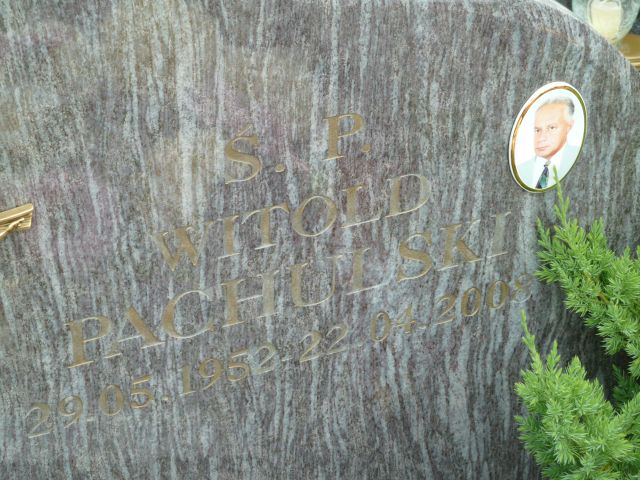 Grób Witold Pachulski