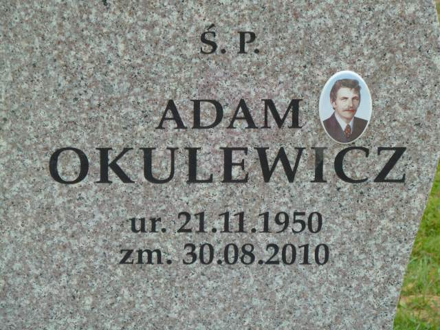 Adam Okulewicz 1950 Trzebiatów - Grobonet - Wyszukiwarka osób pochowanych