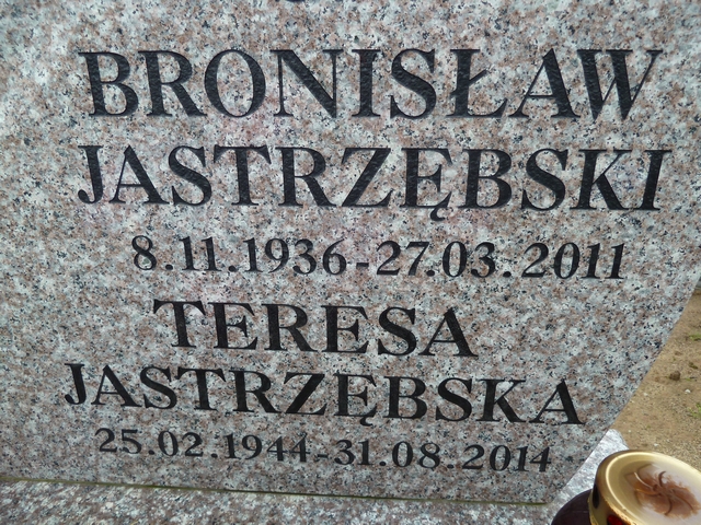 Teresa Jastrzębska 1944 Trzebiatów - Grobonet - Wyszukiwarka osób pochowanych