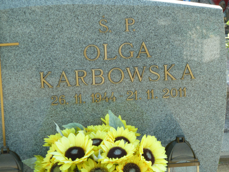 Olga Karbowska 1944 Trzebiatów - Grobonet - Wyszukiwarka osób pochowanych