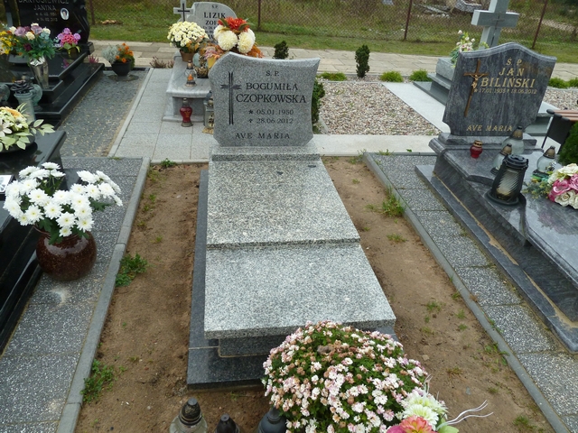 Bogumiła Czopkowska 1950 Trzebiatów - Grobonet - Wyszukiwarka osób pochowanych