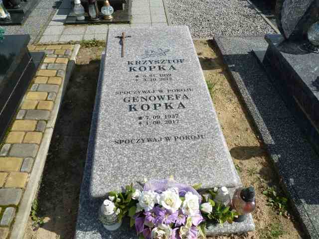 Krzysztof Kopka 1959 Trzebiatów - Grobonet - Wyszukiwarka osób pochowanych