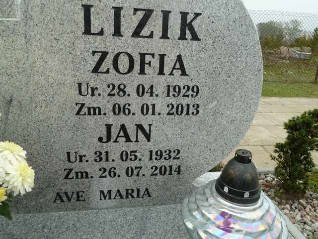 Grób Jan Lizik