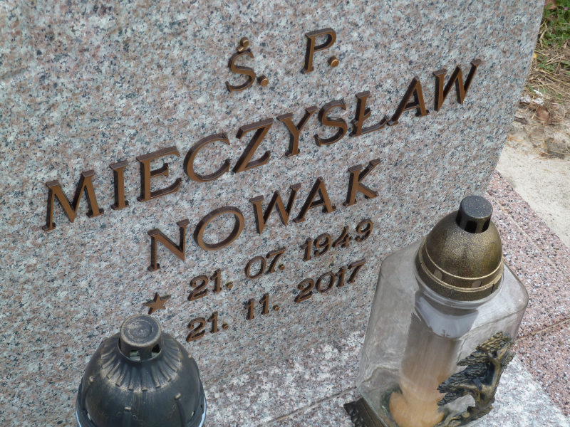 Mieczysław Nowak 1949 Trzebiatów - Grobonet - Wyszukiwarka osób pochowanych