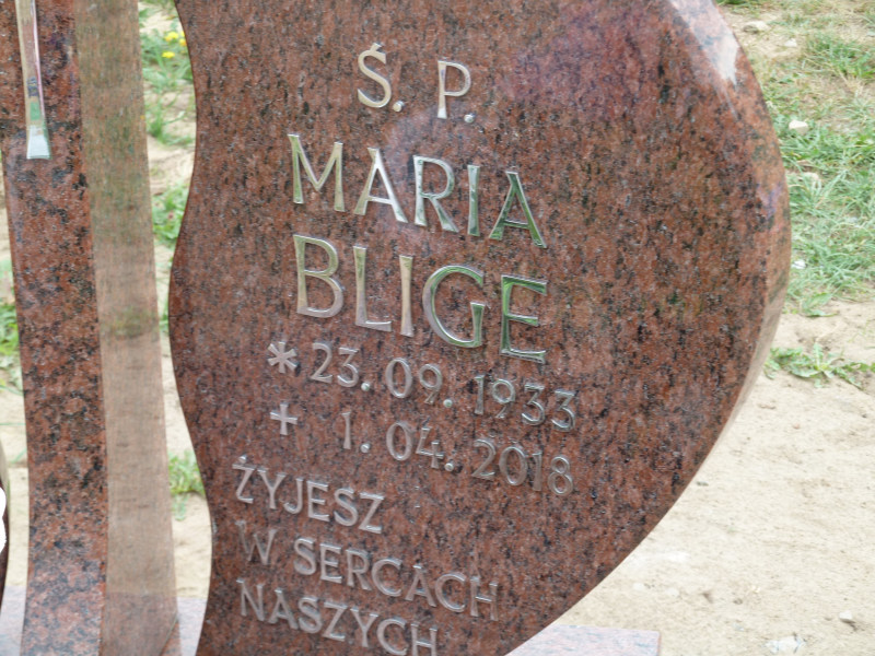 Maria Blige 1933 Trzebiatów - Grobonet - Wyszukiwarka osób pochowanych
