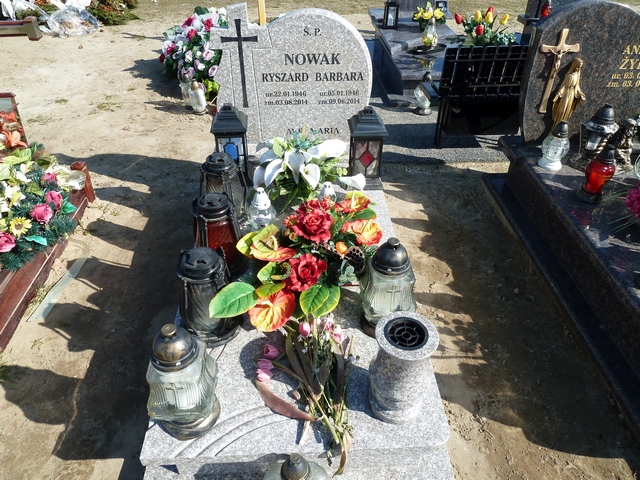 Barbara Nowak 1946 Trzebiatów - Grobonet - Wyszukiwarka osób pochowanych