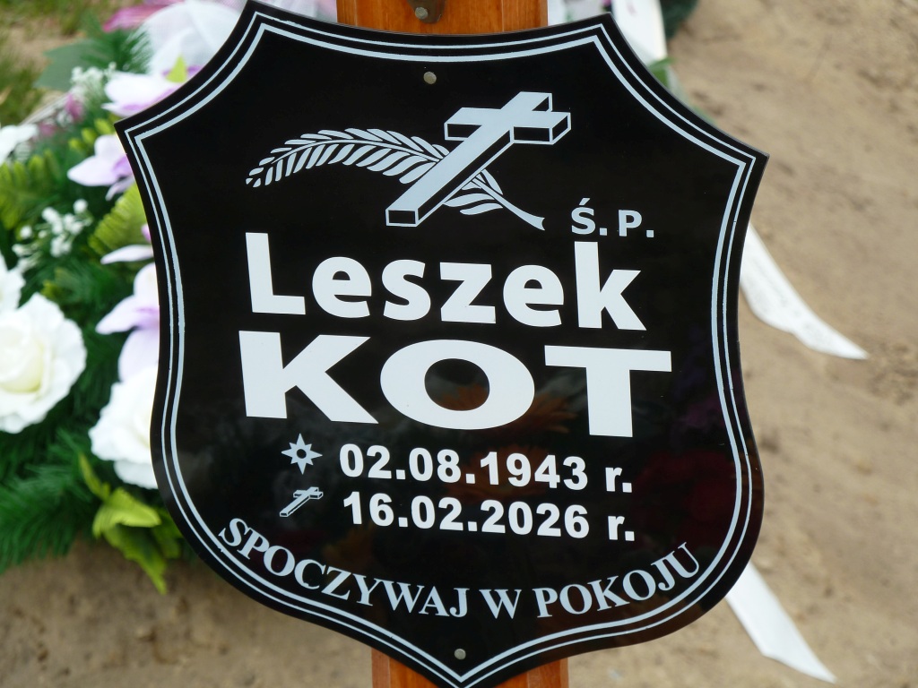 Leszek Kot 1943 Trzebiatów - Grobonet - Wyszukiwarka osób pochowanych