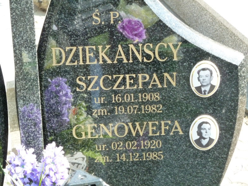 Genowefa Dziekańska 1920 Trzebiatów - Grobonet - Wyszukiwarka osób pochowanych