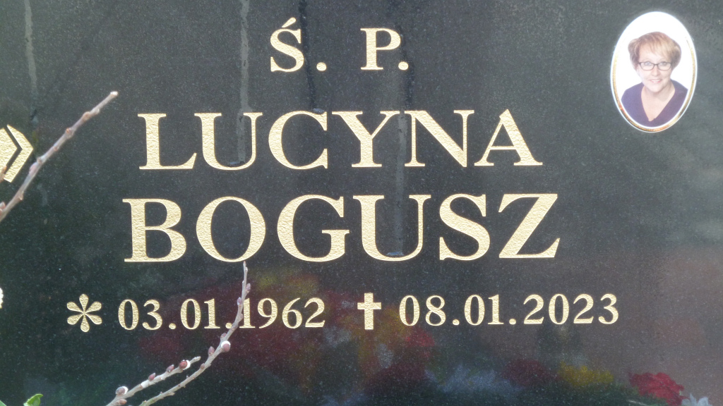 Lucyna Bogusz 1962 Trzebiatów - Grobonet - Wyszukiwarka osób pochowanych