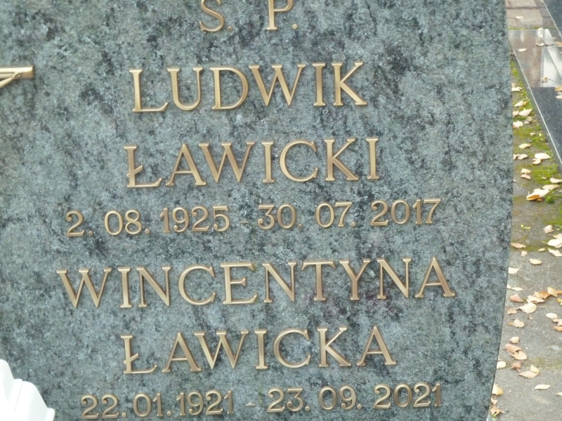 Grób Wincentyna Ławicka