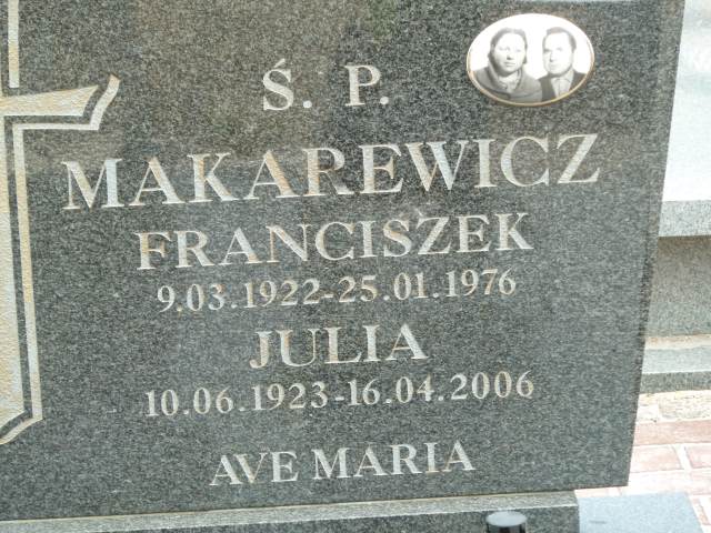 Grób Julia Makarewicz