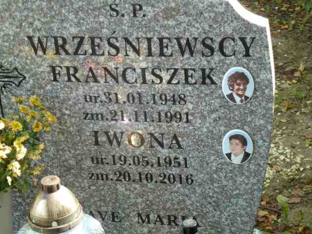 Franciszek Wrześniewski 1948 Trzebiatów - Grobonet - Wyszukiwarka osób pochowanych