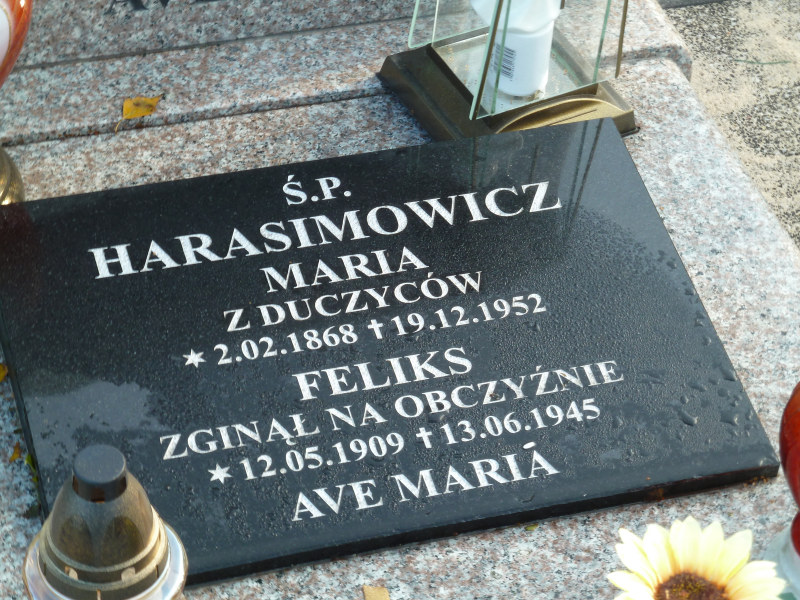 Maria Harasimowicz 1868 Trzebiatów - Grobonet - Wyszukiwarka osób pochowanych
