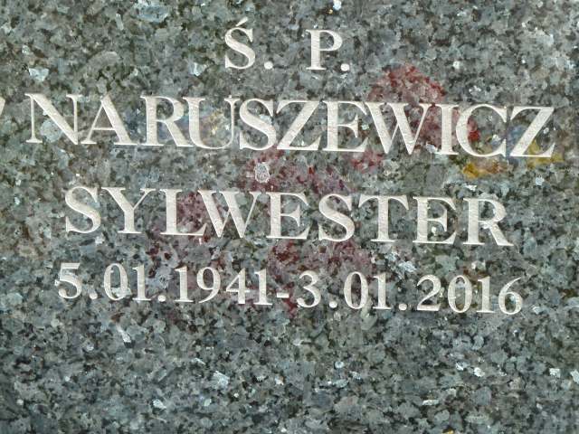 Sylwester Naruszewicz 1941 Trzebiatów - Grobonet - Wyszukiwarka osób pochowanych