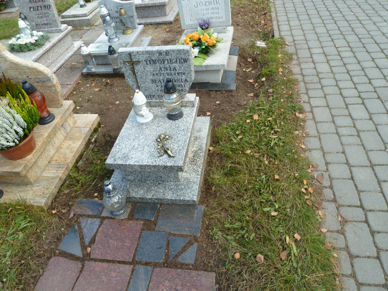 Anna Timofiejew 1976 Trzebiatów - Grobonet - Wyszukiwarka osób pochowanych