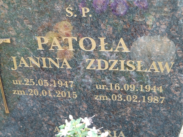 Grób Janina Patoła