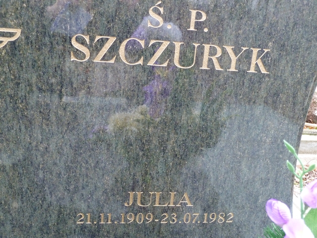 Julia Szczuryk 1909 Trzebiatów - Grobonet - Wyszukiwarka osób pochowanych