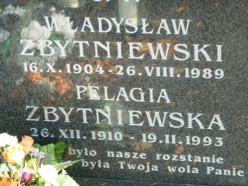 Pelagia Zbytniewska 1910 Trzebiatów - Grobonet - Wyszukiwarka osób pochowanych