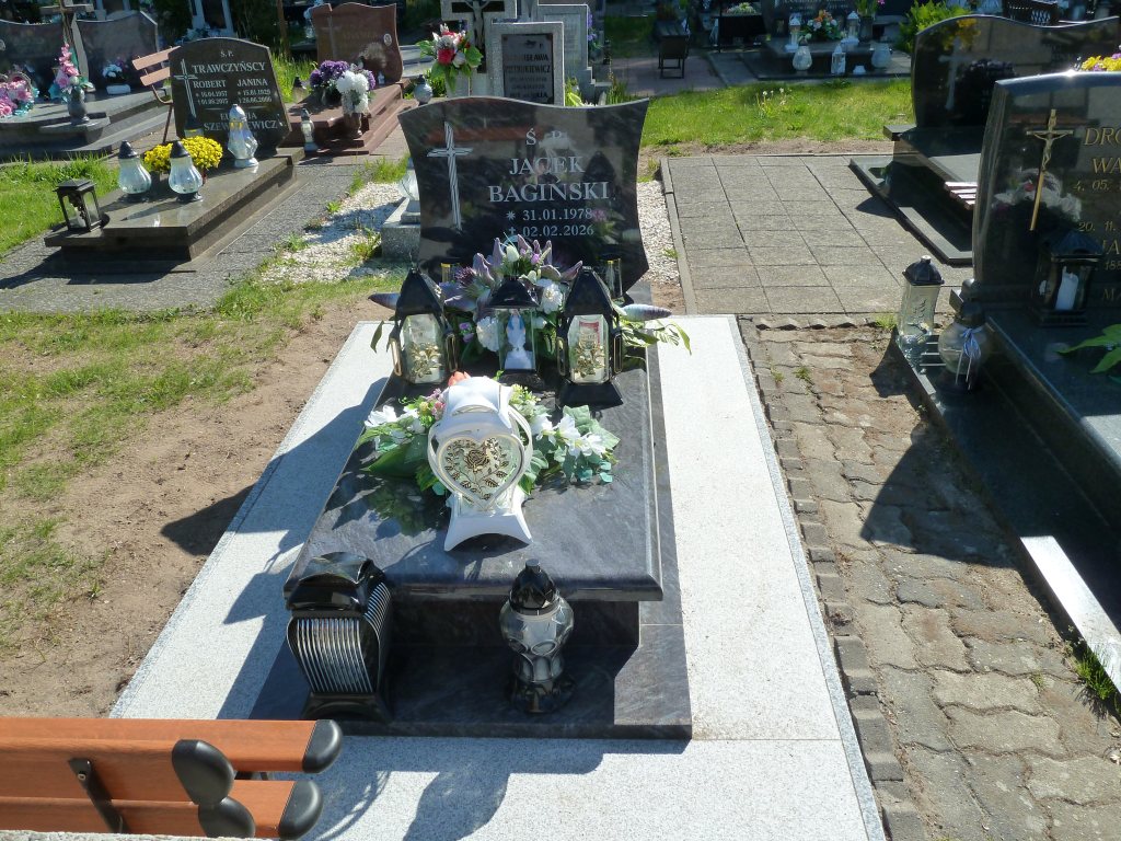 Jacek Bagiński 1978 Trzebiatów - Grobonet - Wyszukiwarka osób pochowanych