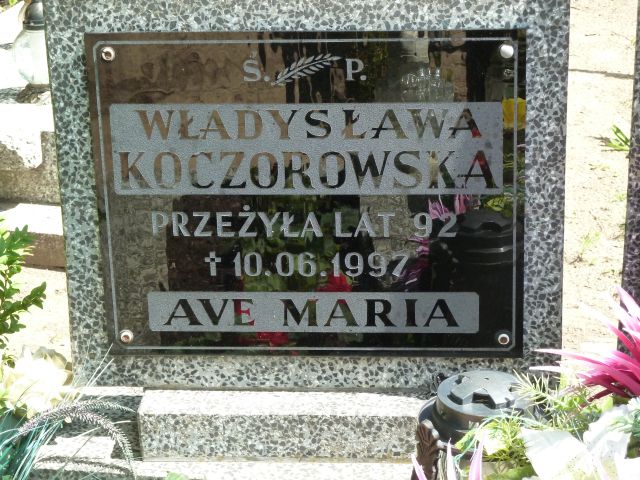 Grób Władysława Koczorowska