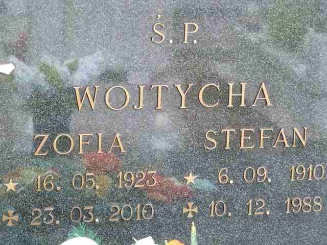 Zofia Wojtycha 1923 Trzebiatów - Grobonet - Wyszukiwarka osób pochowanych