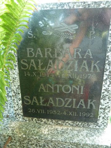Grób Antoni Saładziak