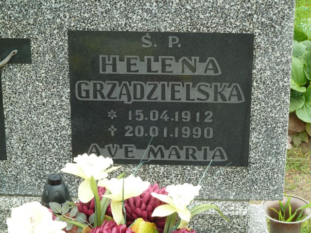 Grób Helena Grządzielska
