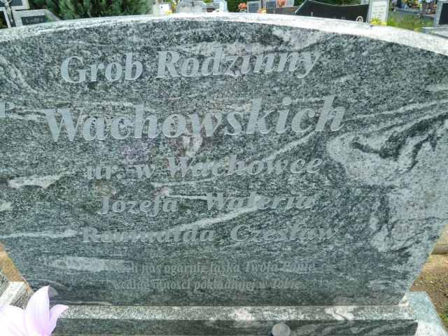 Zofia Wachowska 1918 Trzebiatów - Grobonet - Wyszukiwarka osób pochowanych